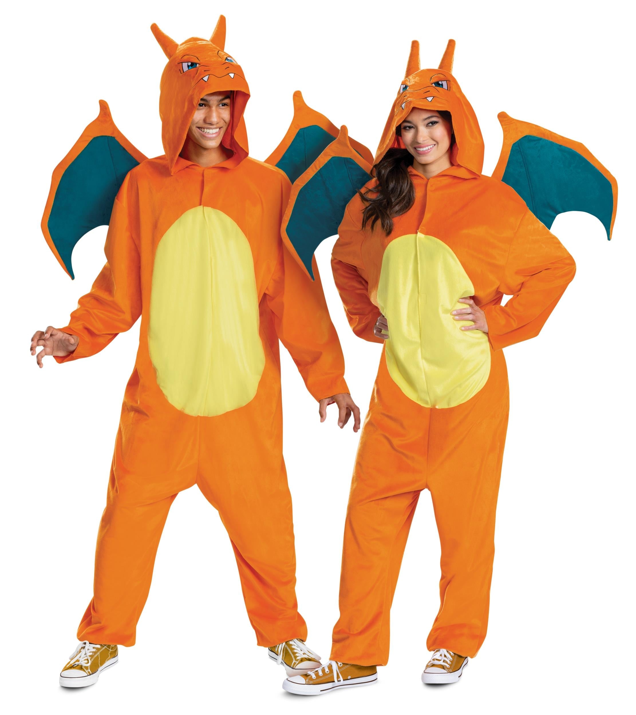 Pokemon Charizard Deluxe Costume Adult Teen 7-9 by HalloweenStore.com