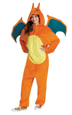 Pokemon Charizard Deluxe Costume Adult Teen 7-9 by HalloweenStore.com