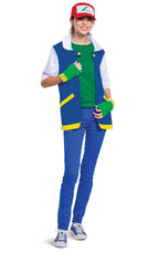 Pokemon Ash Ketchum Classic Costume Adult Standard by HalloweenStore.com