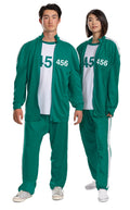 Squid Games Player 456 Track Suit Costume Adult Small/Medium by HalloweenStore.com