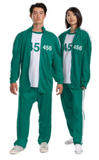 Squid Games Player 456 Track Suit Costume Adult Small/Medium by HalloweenStore.com