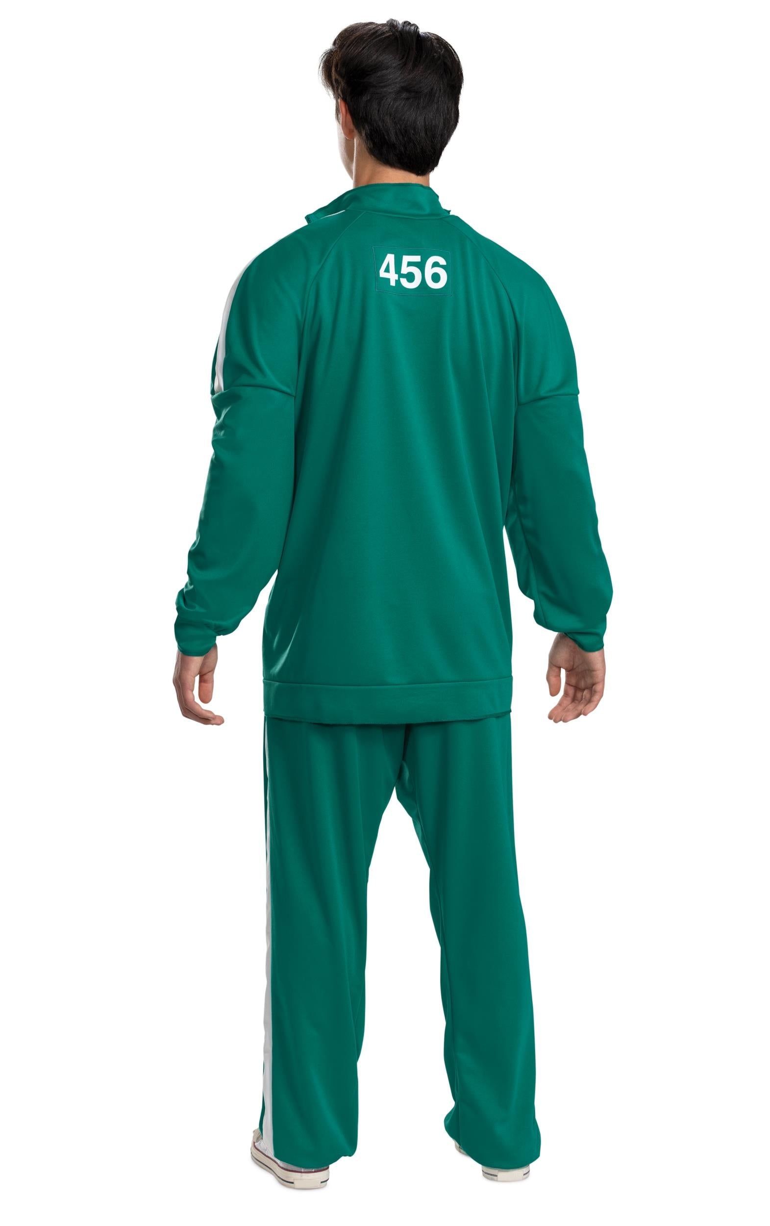 Squid Games Player 456 Track Suit Costume Adult Large/X-Large by HalloweenStore.com