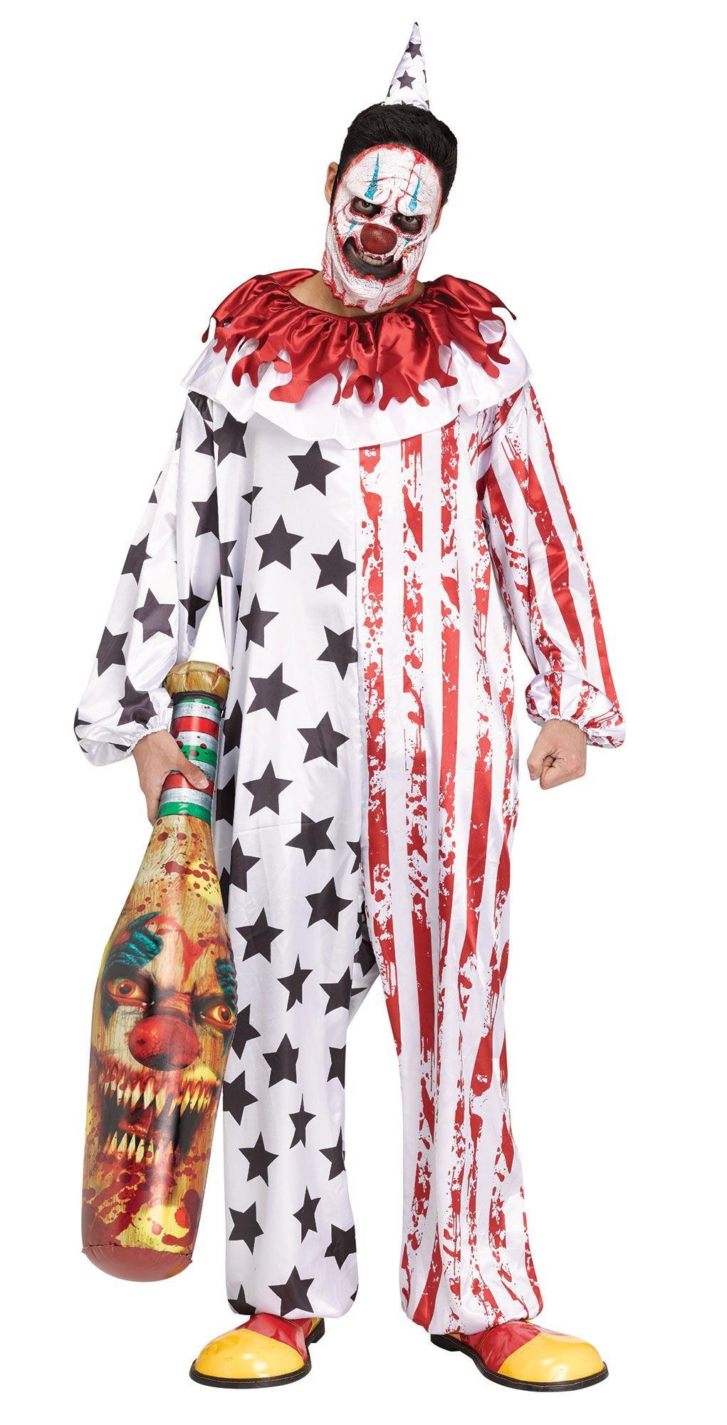 Killer Clown 36" Inflatable Weapon Baseball Bat Club Halloween Prop by HalloweenStore.com