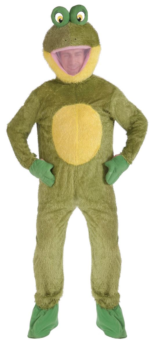 Plush Frog Animal Mascot Adult Costume by HalloweenStore.com