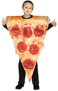Festive Screen Print Pizza Child American Food Costume by HalloweenStore.com