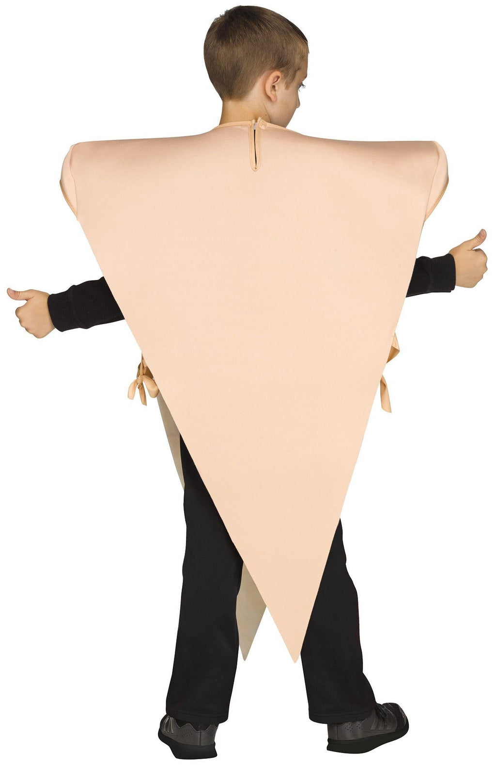 Festive Screen Print Pizza Child American Food Costume by HalloweenStore.com