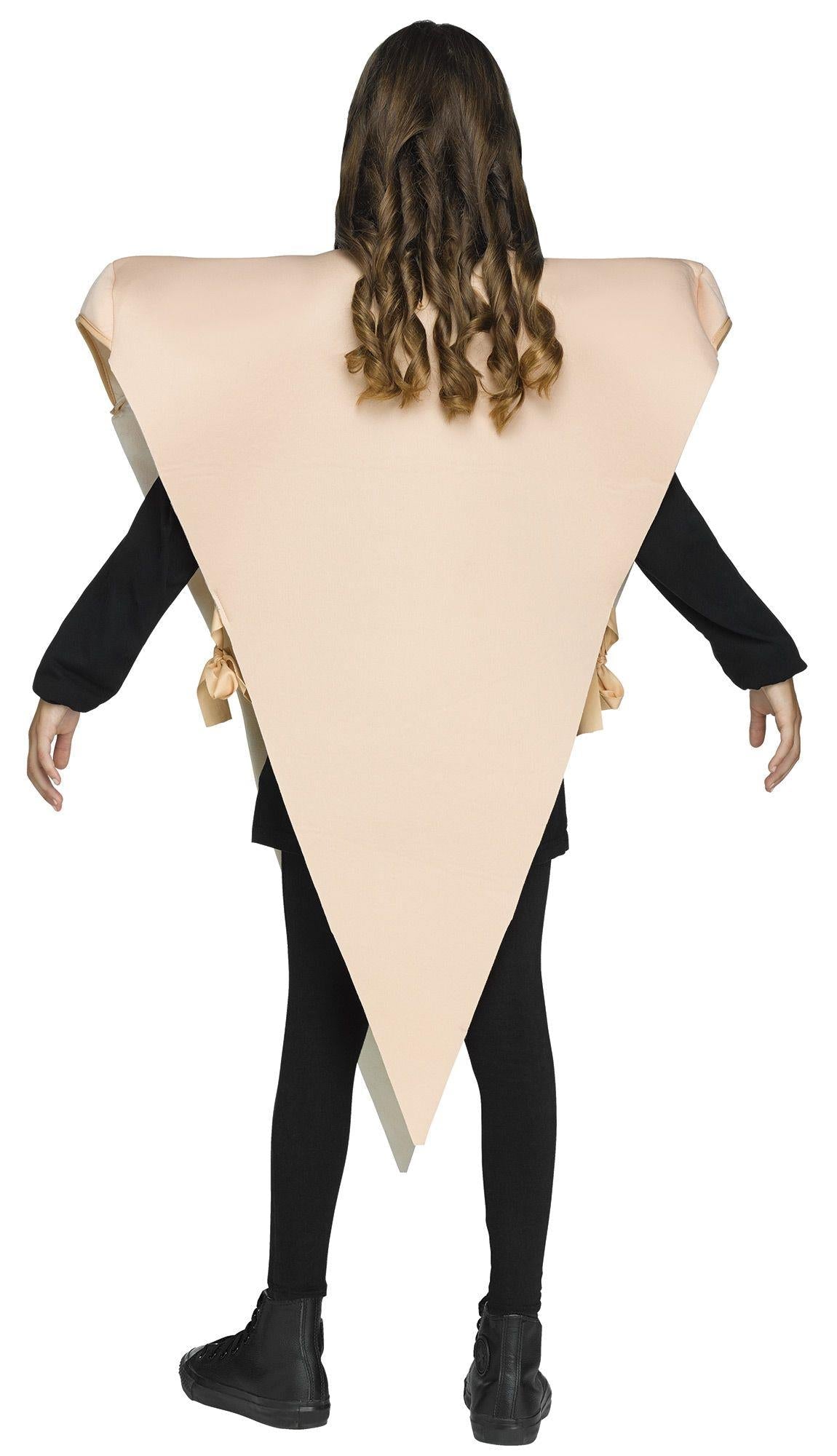 Festive Screen Print Pizza Child American Food Costume by HalloweenStore.com