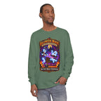 Halloween Magic Long Sleeve Tee — "No Bodies Required" Ghosts Design by Printify