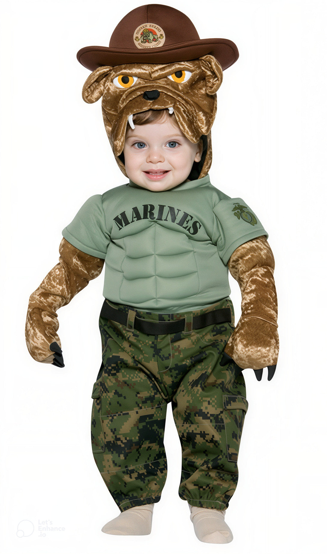Military Mascot Marine Corps Chesty Infant Costume by HalloweenStore.com