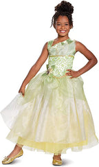 Tiana Dress Disney Princess Deluxe Toddler Costume 3T-4T by HalloweenStore.com