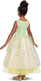 Tiana Dress Disney Princess Deluxe Toddler Costume 3T-4T by HalloweenStore.com