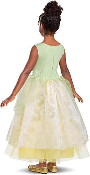 Tiana Dress Disney Princess Deluxe Toddler Costume 3T-4T by HalloweenStore.com