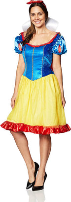 Disney Snow White Fab Dress Adult Halloween Costume Medium 8-10 by HalloweenStore.com