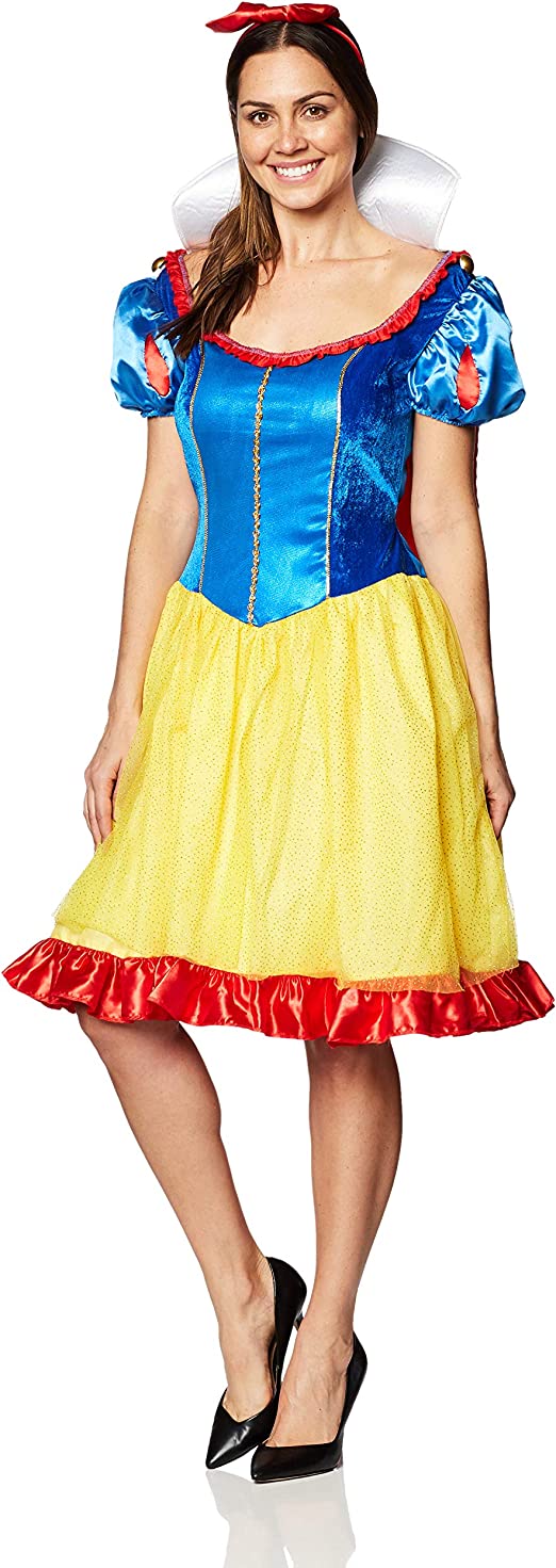 Disney Snow White Fab Dress Adult Halloween Costume Medium 8-10 by HalloweenStore.com