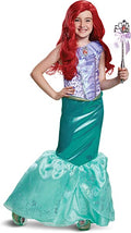 Ariel Dress Disney Princess Deluxe Toddler Costume Medium 7-8 by HalloweenStore.com
