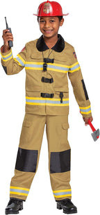 Firefighter High Quality Halloween Costume Size 4-6 by HalloweenStore.com