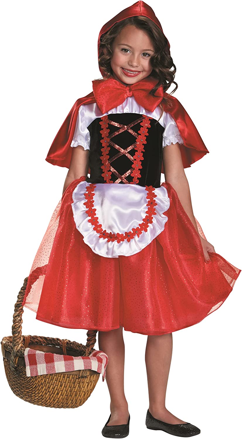 Little Red Riding Hood Fairy Tale Deluxe Toddler Costume X-Small 3T-4T by HalloweenStore.com