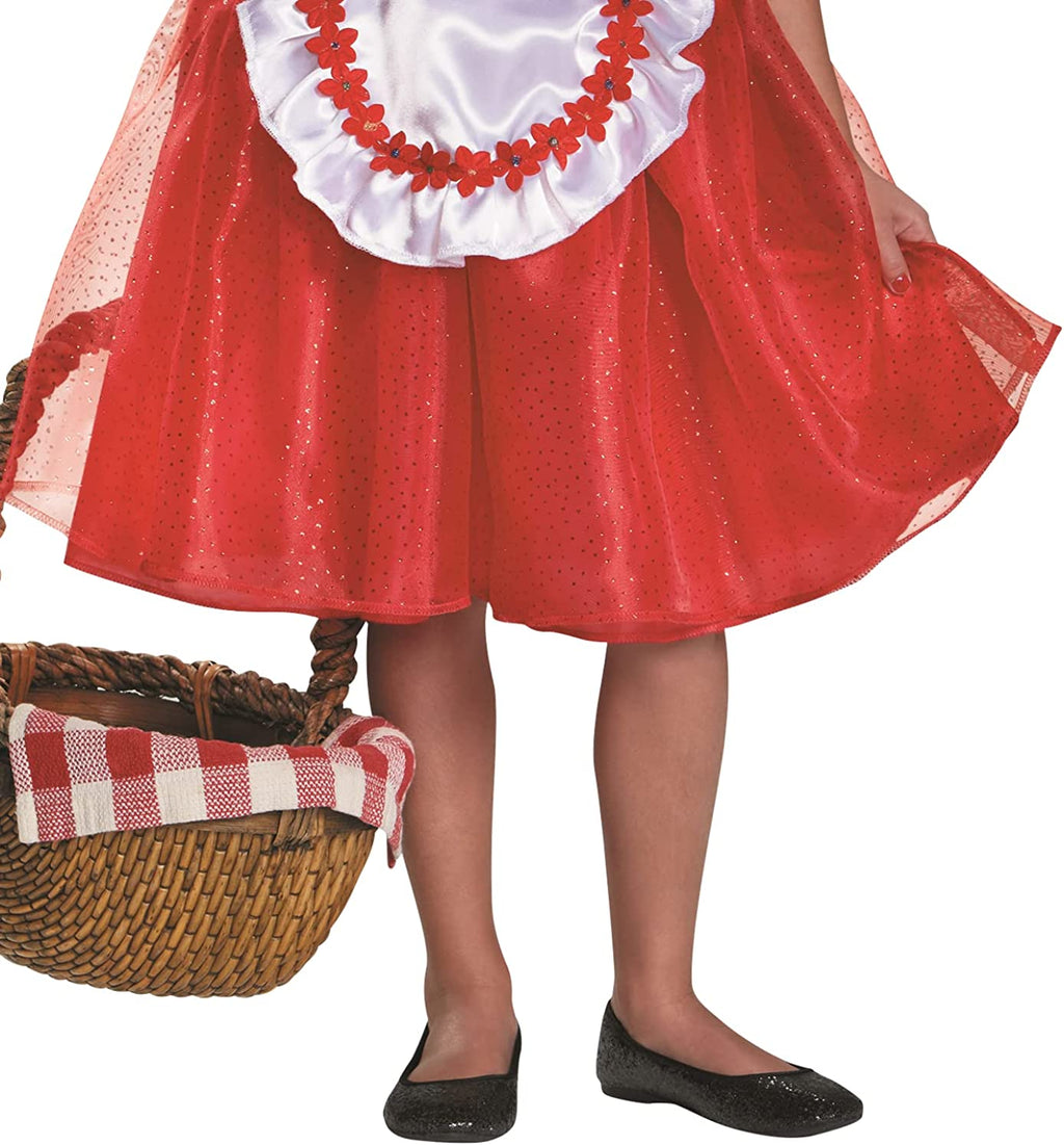Little Red Riding Hood Fairy Tale Deluxe Toddler Costume Medium 7-8 by HalloweenStore.com