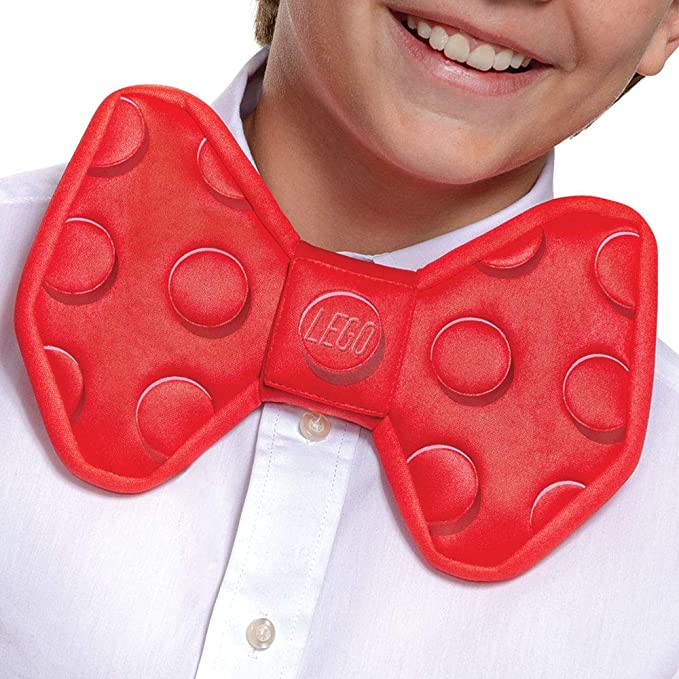 Red Lego Bow Tie or Hair Bow by HalloweenStore.com