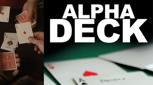 Alpha Deck (Cards and Online Instructions) by Richard Sanders - Trick by Murphy's Magic Supplies, Inc.