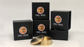 Okito Coin Box (BRASS) (B0028) One Dollar by Tango Magic by Murphy's Magic Supplies, Inc.