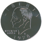 Eisenhower Palming Coin (Dollar Sized) by You Want it We Got it - Trick by Murphy's Magic Supplies, Inc.