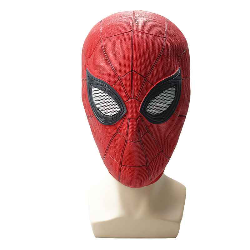 Spider Man hero mask headgear new latex Halloween Cosplay peripheral props by American Smart