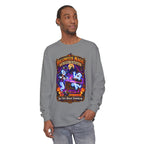 Halloween Magic Long Sleeve Tee — "No Bodies Required" Ghosts Design by Printify