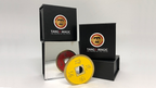 Chinese Coin (CH0020) Red & Yellow by Tango Magic by Murphy's Magic Supplies, Inc.