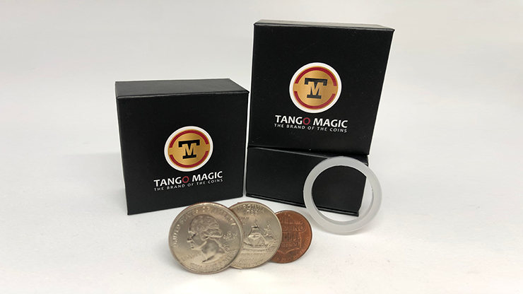 Locking Trick 61 cents (2 Quarters, 1 Dime, 1 Penny) by Tango (D0130) by Murphy's Magic Supplies, Inc.