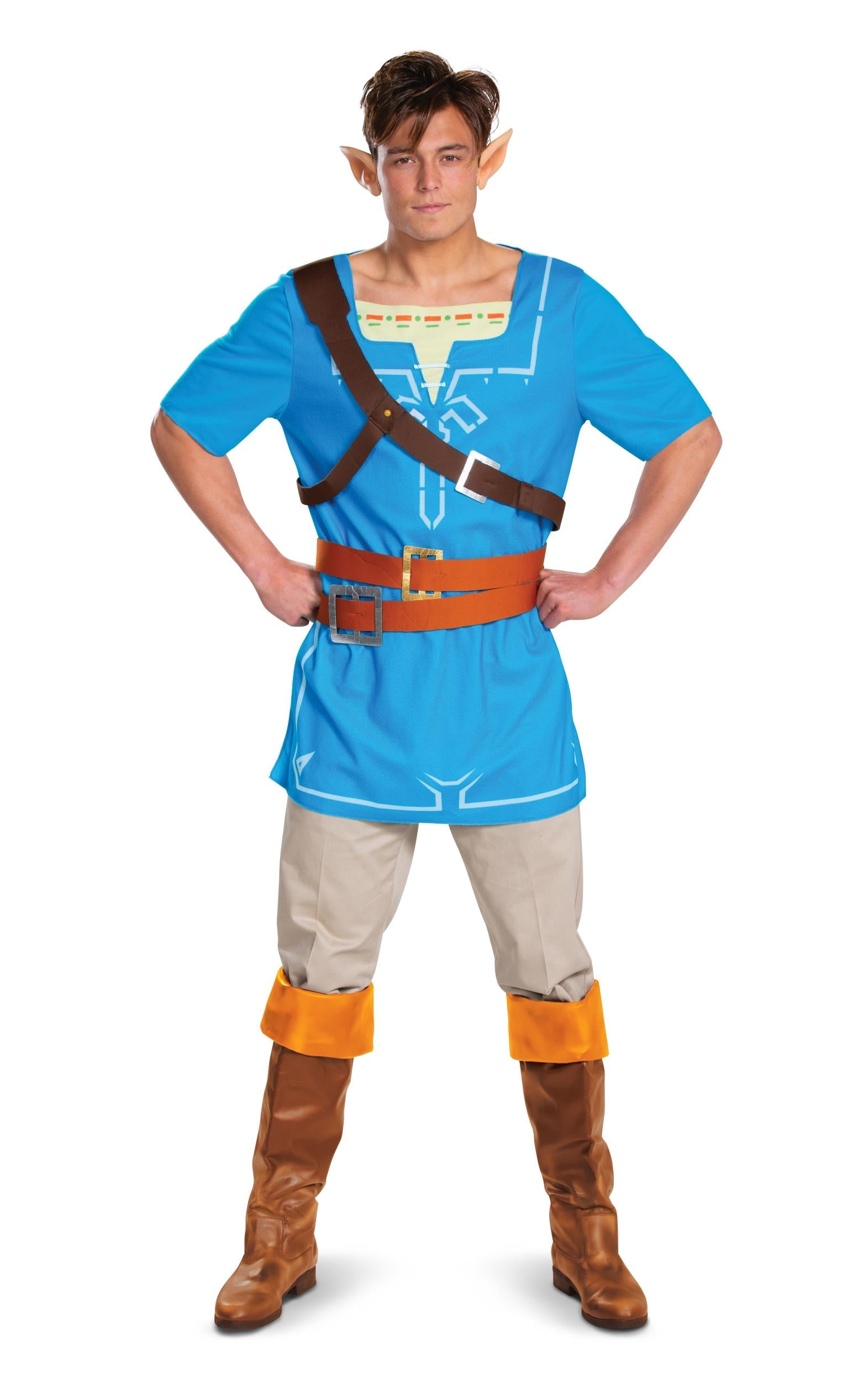 Zelda: Link Breath of the Wild Jumpsuit Classic Adult Costume XX-Large 50-52 by HalloweenStore.com