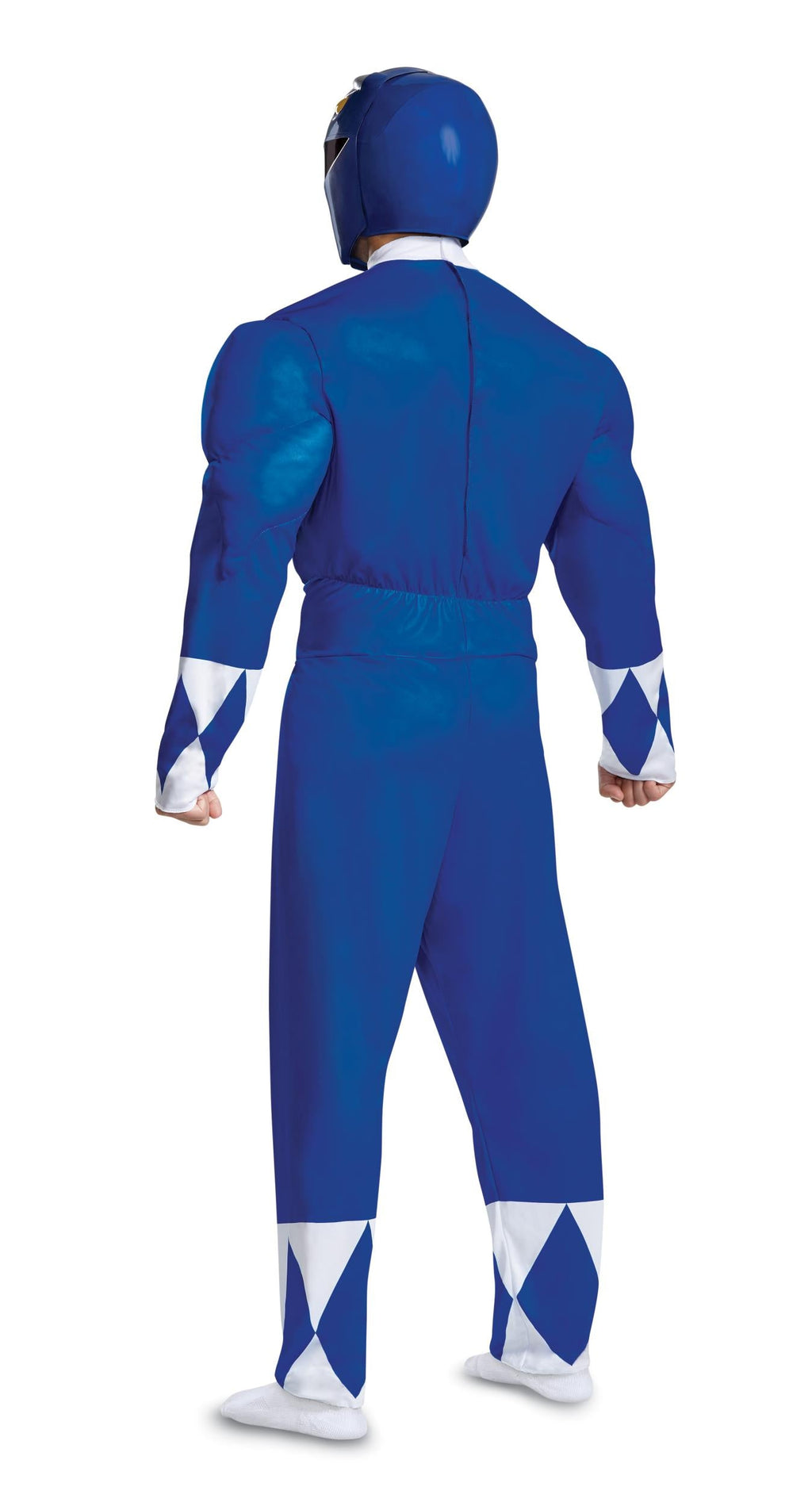 Blue Ranger Power Rangers Classic Deluxe Adult Costume XL 42-46 by HalloweenStore.com