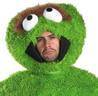 Oscar The Grouch Trash Can Sesame Street Deluxe Adult Costume X-Large 42-46 by HalloweenStore.com