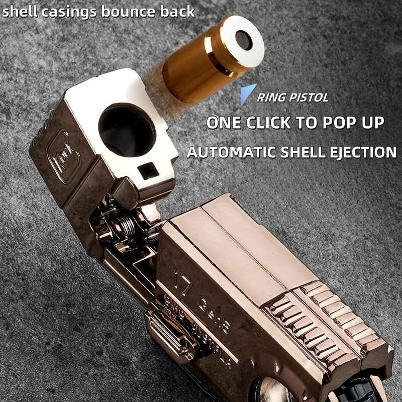 Knock 17Gen5 One-Touch Cartridge Alloy Finger Pistol - Stress Relief Toys for Fidgety Fingers - Softball Guns for Case Throwing, Fun And Playful Novelty Items, Ideal Gift!