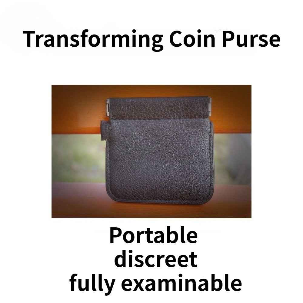 Shifting Wallet Magic Prop | Witness Objects Disappearing, Reappearing, Or Transforming in The Bag, Multiple Play Styles, Open Process And Flexible Pace, Includes Tutorial Video, Suitable for Ages 14 , Ideal for Birthday, Holiday, Or Party Gifts