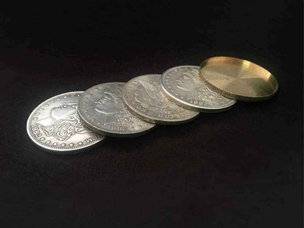 blue-ther Flight Magic Tricks Production Transposition Vanishing Coin Magic Magician Accessories Close Up Illusions Props Gimmick Coin Routine