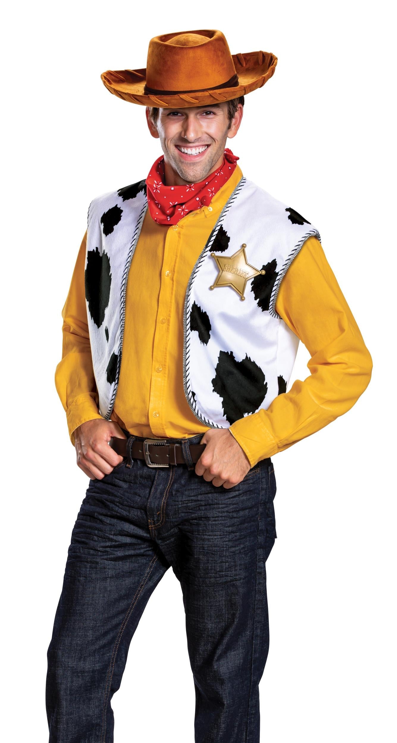 Disguise Mens Toy Story Woody Adult Kit Halloween Costume by HalloweenStore.com