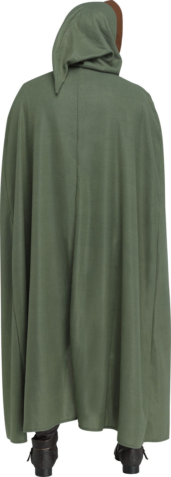Woodland Warrior Robin Hood Cloak Adult Green Medieval Cape by HalloweenStore.com
