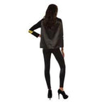 Women's DC Superheroes Batgirl Sporty Tee Shirt With Cape Size Medium by HalloweenStore.com