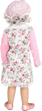 Lil Grammy Old Lady 100 Years of School Grandma Toddler Costume Size Large 3T-4T by HalloweenStore.com