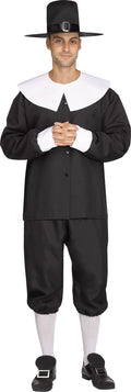 Fun World Plymouth Pilgrim Man Adult Costume by HalloweenStore.com