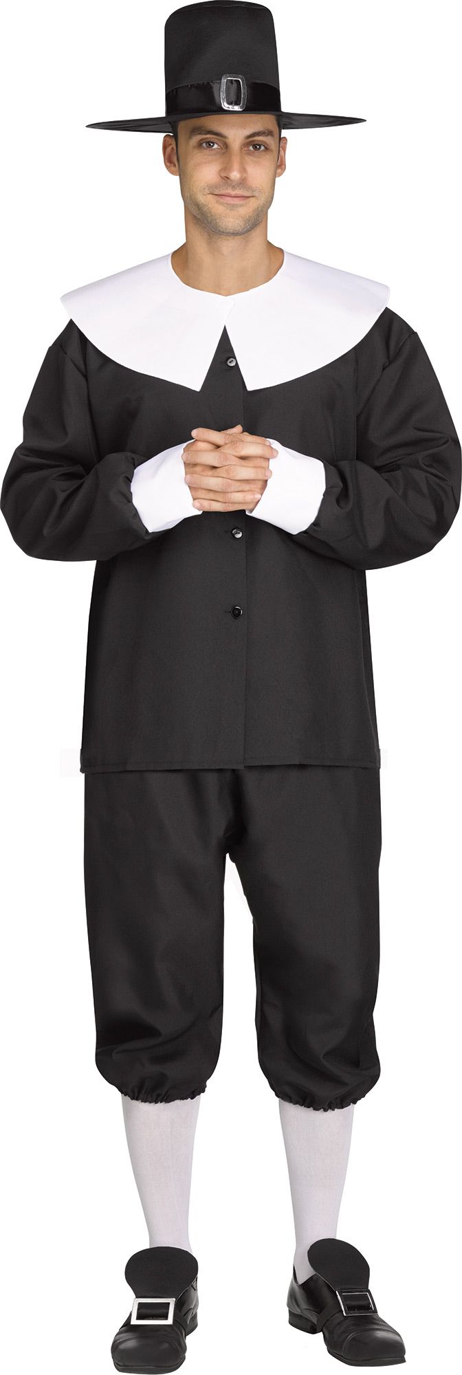 Fun World Plymouth Pilgrim Man Adult Costume by HalloweenStore.com