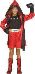 Tough Girl Red Boxer Child Costume Size Large 12-14 by HalloweenStore.com