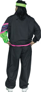 80's Men's Track Suit Retro Adult Costume Plus Size by HalloweenStore.com