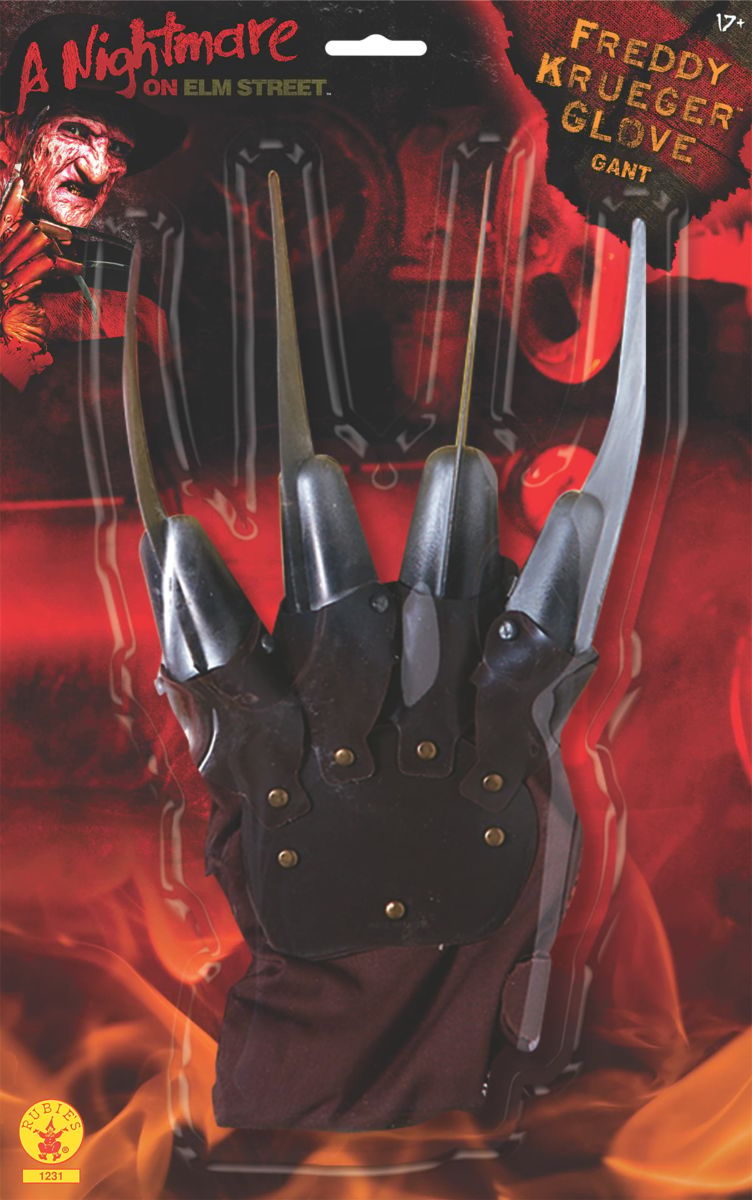 A Nightmare on Elm Street: Freddy Krueger Plastic Quality Glove by HalloweenStore.com