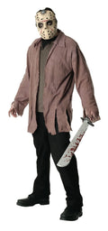 Adult Jason Voorhees Jacket with Inset Shirt and Mask by HalloweenStore.com