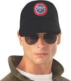 Top Gun Pilot Cap Hat Costume Accessory Adult Size by HalloweenStore.com