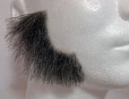 Dark Grey 100% Human Hair European Character Elegant Mutton Chop Sideburns 2019 by HalloweenStore.com