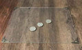 blue-ther The Ultimate Coins Through Glass CTG Ultra Magic Tricks Visual Coin Penetration Magic Close up Illusion Gimmick Prop Mentalism for Magicians, Sliver