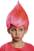 Disguise Pink Wacky Troll Thing Child Costume Wig by HalloweenStore.com